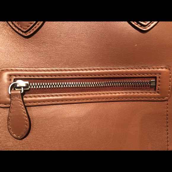 Celine Mini Luggage in Smooth Brown Leather - Picture 4 of 8